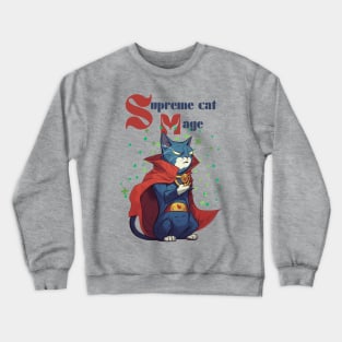 Supreme cat mage Crewneck Sweatshirt